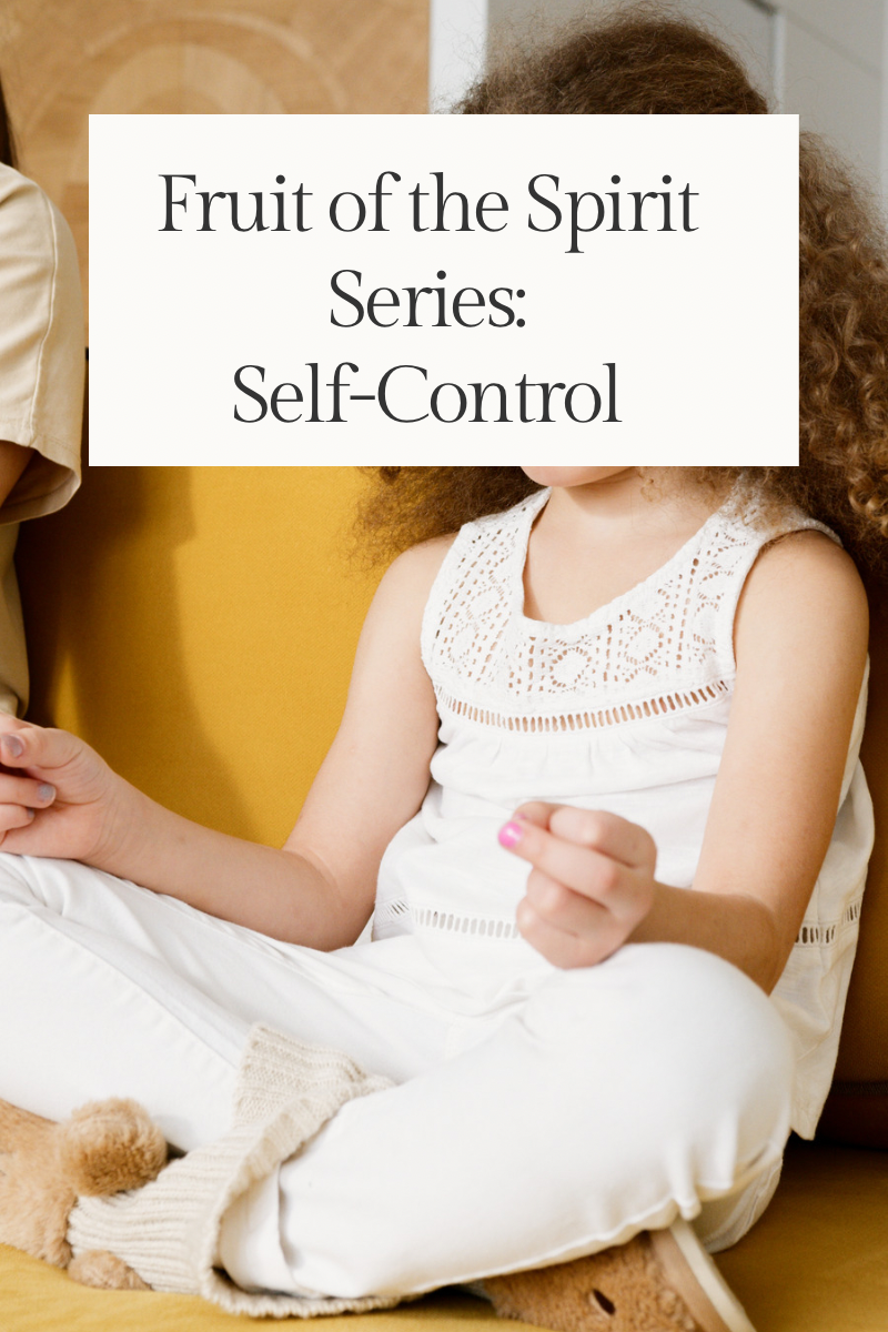 Fruit of the Spirit Series: Self-Control